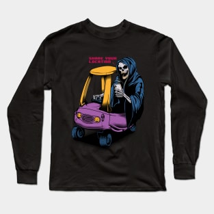 Grim reaper share your Location Long Sleeve T-Shirt